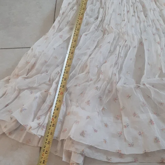 VINTAGE 1950's Midi Crepe Dress HAND STITCHED - Picture 8 of 9